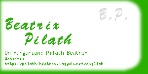 beatrix pilath business card